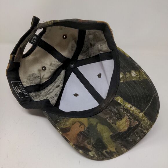 Mossy Oak Break Up Men's Strapback Camo Hat Green Brown OSFM - Picture 7 of 9